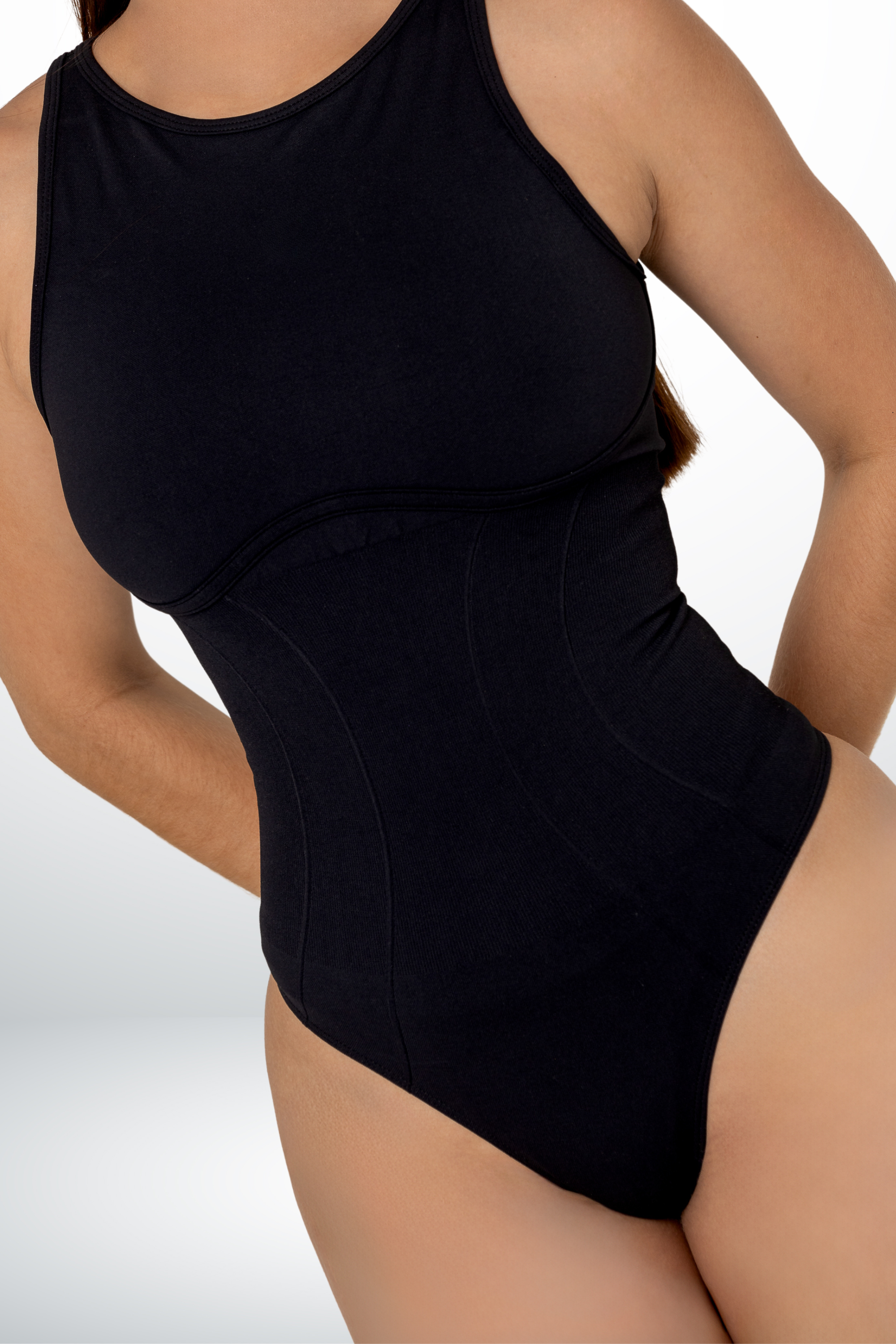 BODY NEGRO DEPORTIVO- MILAN 3024 Negro