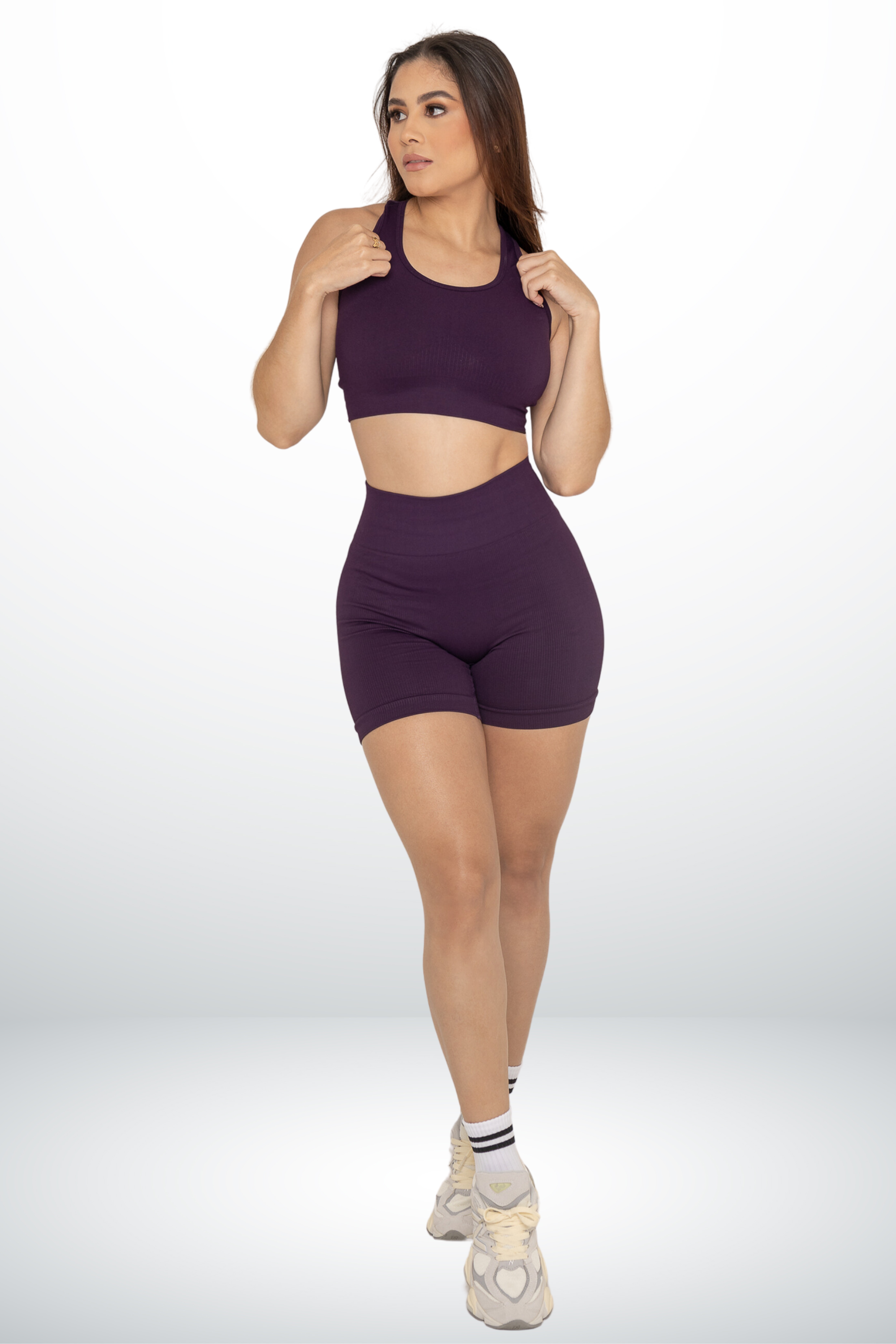 SHORT DEPORTIVO - VERSALLES UVA  -3023